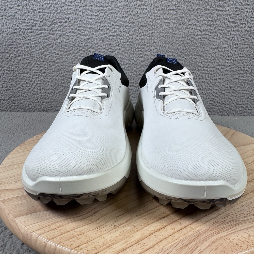 ECCO BIOM H4 Men's Size 14-14.5 EU 48 White GTX Gore-Tex Leather Golf Shoes - Picture 2 of 14